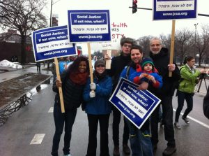 JCUA volunteers at the march